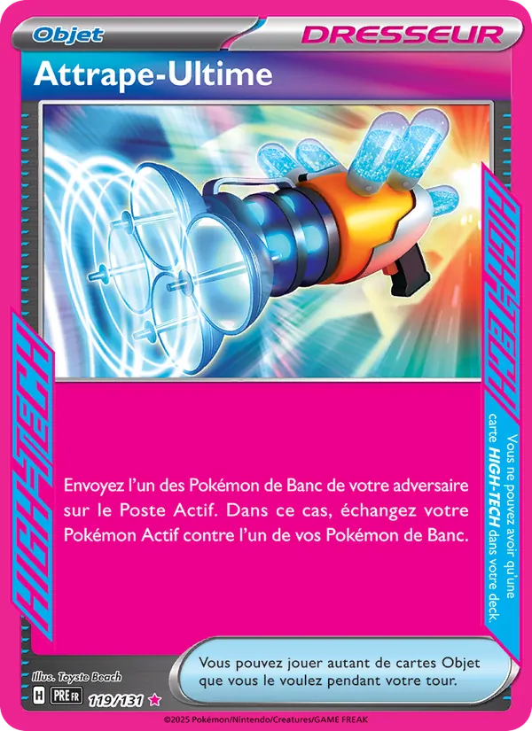 Attrape-Ultime, Évolutions Prismatiques 119