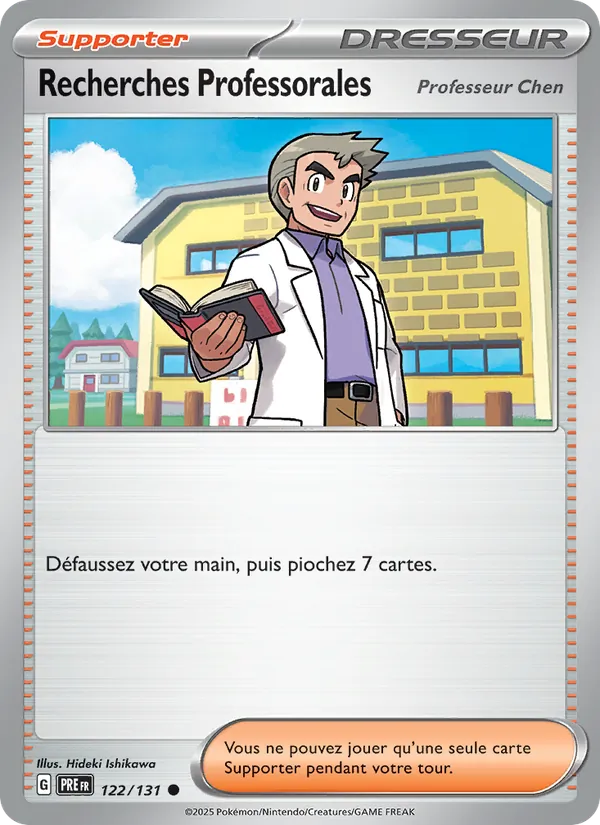 Recherches Professorales, Évolutions Prismatiques 122