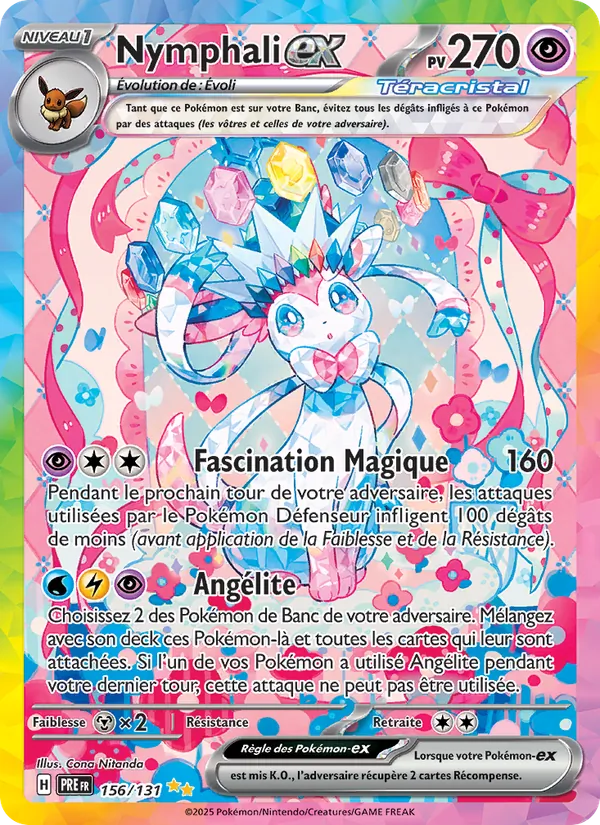 Nymphali-ex, Évolutions Prismatiques 156