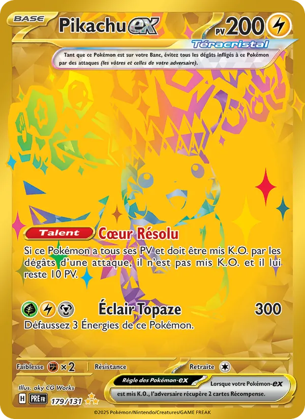 Pikachu-ex, Évolutions Prismatiques 179