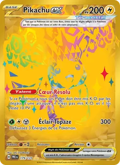 Pikachu-ex, Évolutions Prismatiques 179