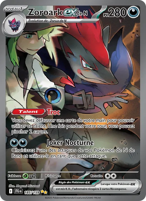 Zoroark-ex de N, Aventures Ensemble 185