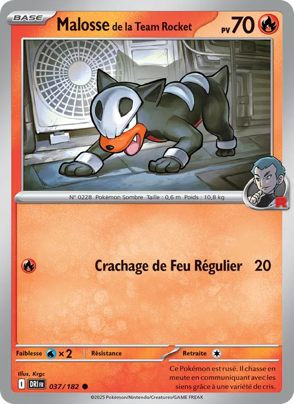 Malosse de la Team Rocket, Rivalités Destinées 037