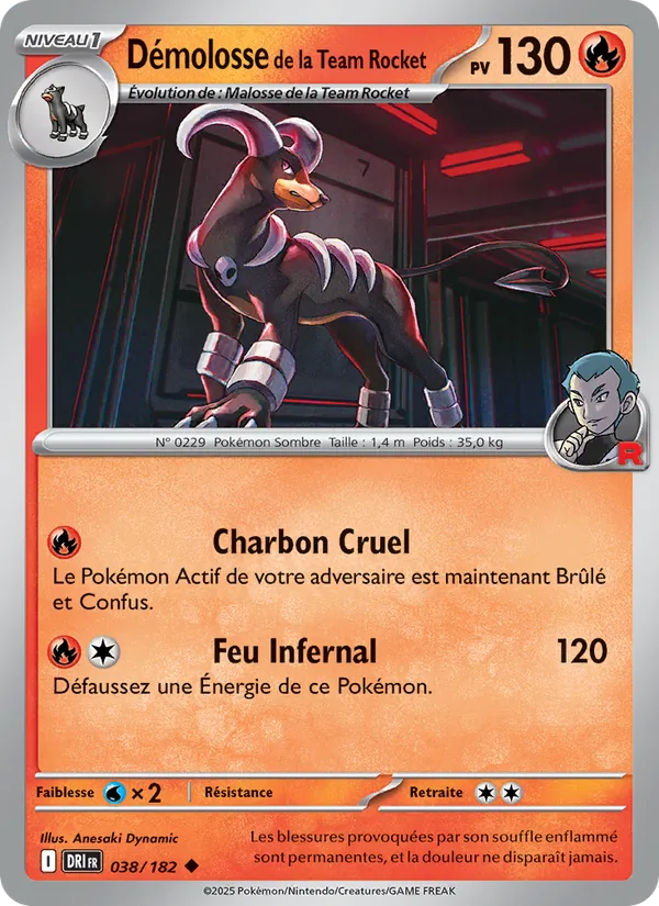 Démolosse de la Team Rocket, Rivalités Destinées 038