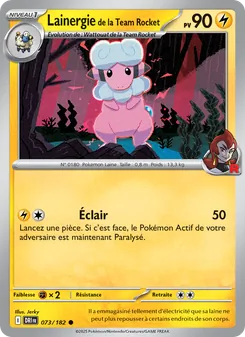 Lainergie de la Team Rocket, Rivalités Destinées 073