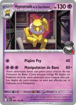 Hypnomade de la Team Rocket, Rivalités Destinées 080