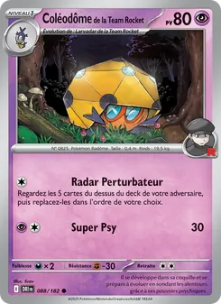 Coléodôme de la Team Rocket, Rivalités Destinées 088