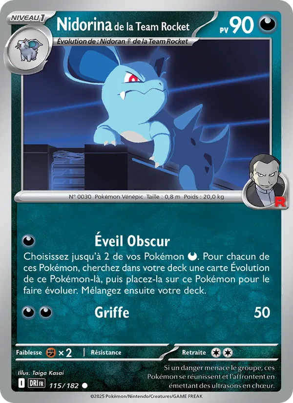 Nidorina de la Team Rocket, Rivalités Destinées 115