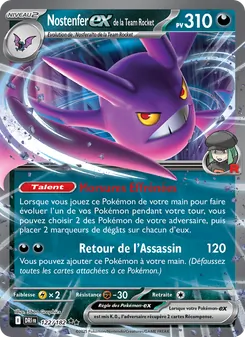 Nostenfer-ex de la Team Rocket, Rivalités Destinées 122