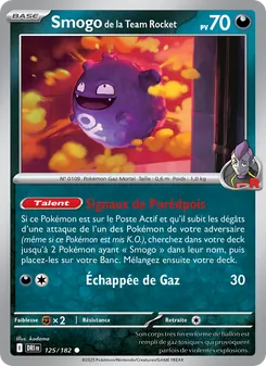 Smogo de la Team Rocket, Rivalités Destinées 125