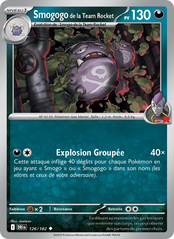 Smogogo de la Team Rocket, Rivalités Destinées 126