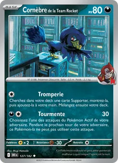 Cornèbre de la Team Rocket, Rivalités Destinées 127