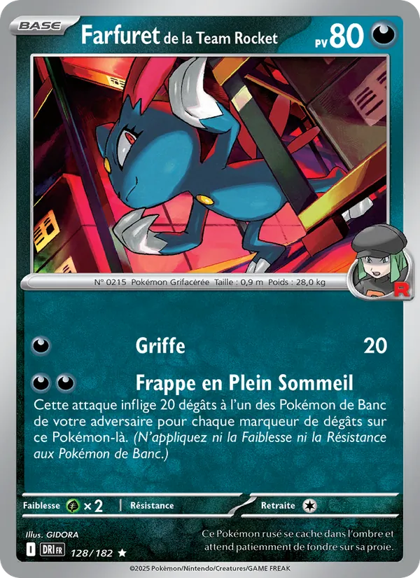 Farfuret de la Team Rocket, Rivalités Destinées 128