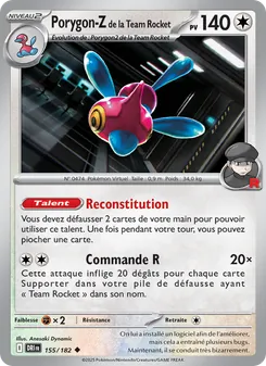 Porygon-Z de la Team Rocket, Rivalités Destinées 155
