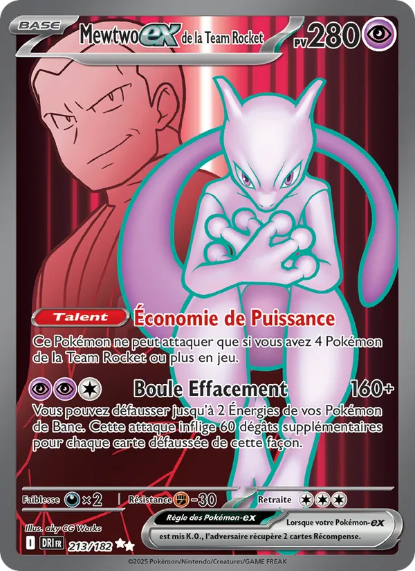 Mewtwo-ex de la Team Rocket, Rivalités Destinées 213