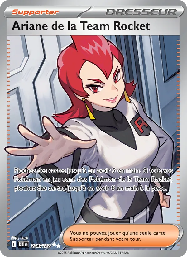 Ariane de la Team Rocket, Rivalités Destinées 224