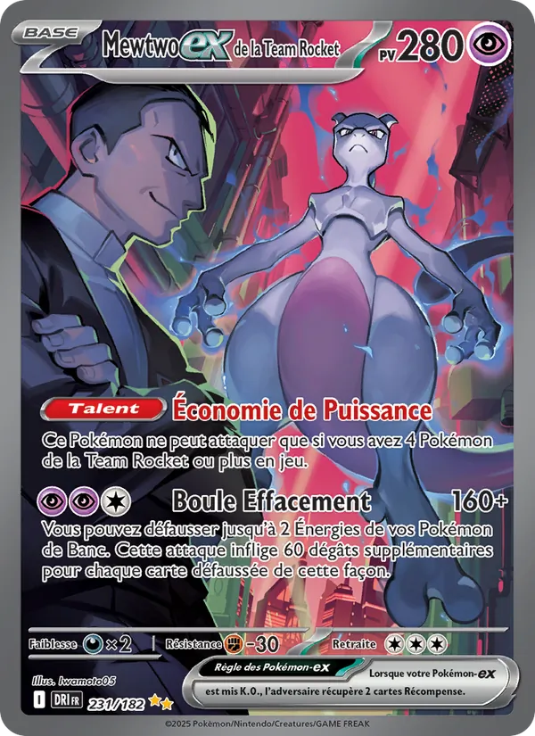Mewtwo-ex de la Team Rocket, Rivalités Destinées 231