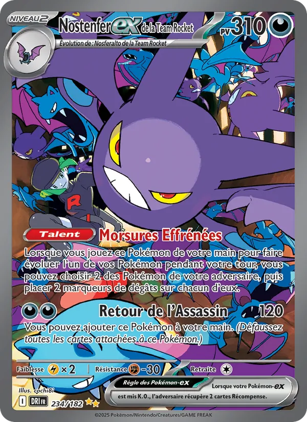 Nostenfer-ex de la Team Rocket, Rivalités Destinées 234