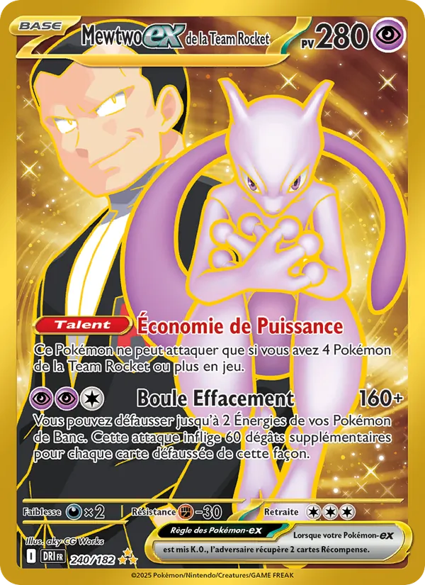 Mewtwo-ex de la Team Rocket, Rivalités Destinées 240