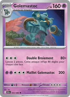 Golemastoc, Foudre Noire 043