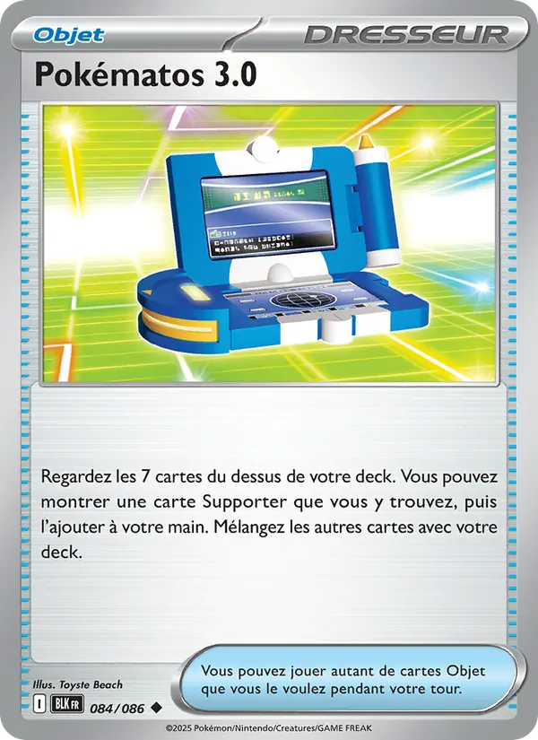 Pokématos 3.0, Foudre Noire 084