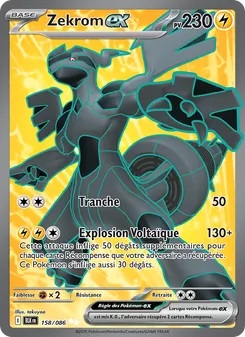 Zekrom-ex, Foudre Noire 158