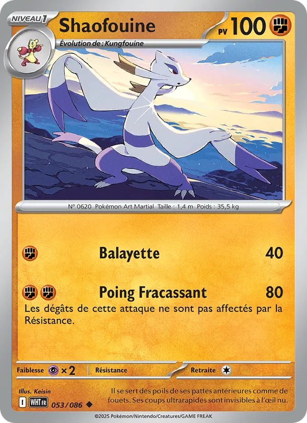 Shaofouine, Flamme Blanche 053