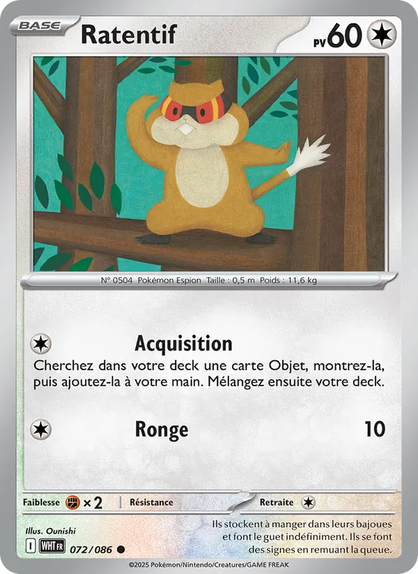 Ratentif, Flamme Blanche 072