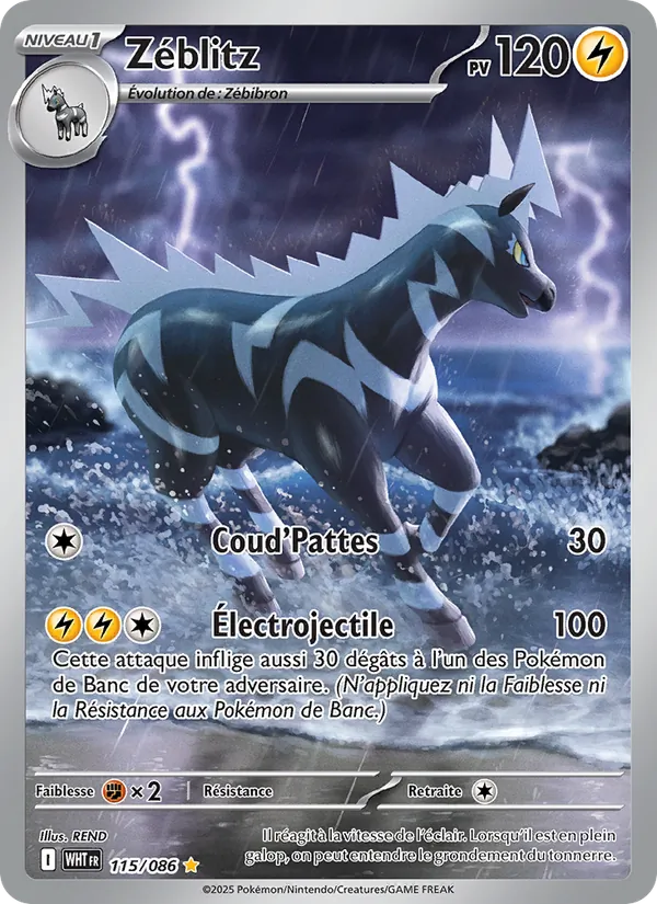 Zéblitz, Flamme Blanche 115