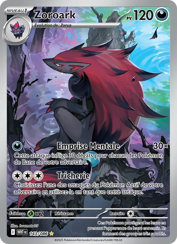 Zoroark, Flamme Blanche 143