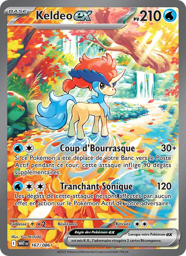 Keldeo-ex, Flamme Blanche 167