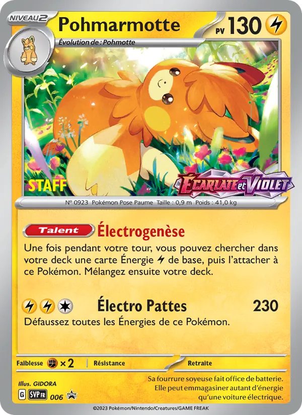 Pohmarmotte, SVP Black Star Promos 006