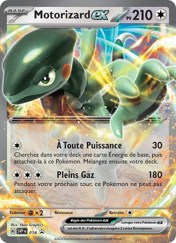 Motorizard-ex, SVP Black Star Promos 018