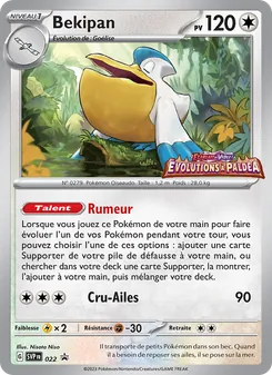 Bekipan, SVP Black Star Promos 022
