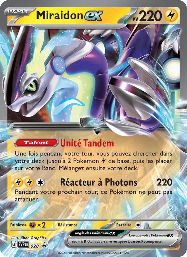 Miraidon-ex, SVP Black Star Promos 028