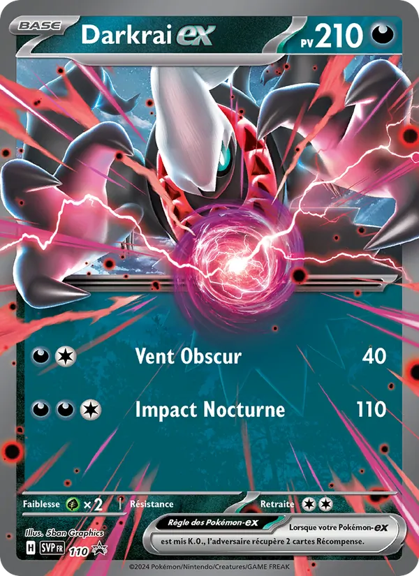 Darkrai-ex, SVP Black Star Promos 110