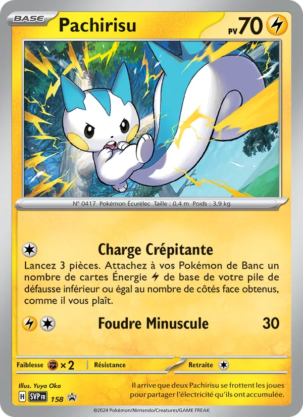 Pachirisu, SVP Black Star Promos 158