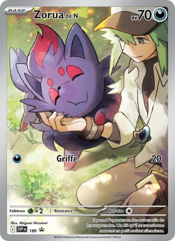 Zorua de N, SVP Black Star Promos 189