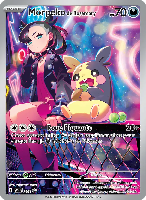 Morpeko de Rosemary, SVP Black Star Promos 206