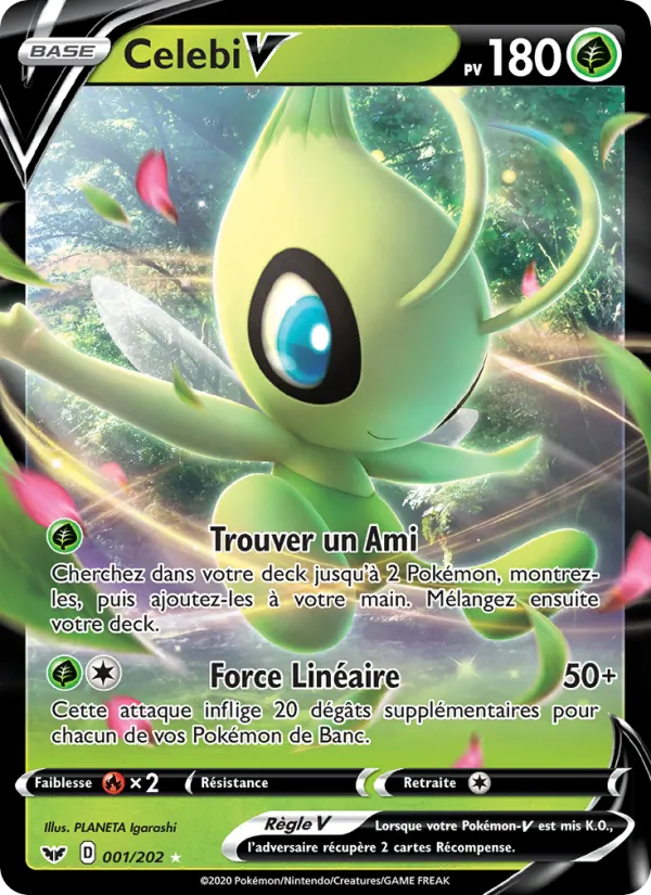 Celebi V, Épée et Bouclier 1