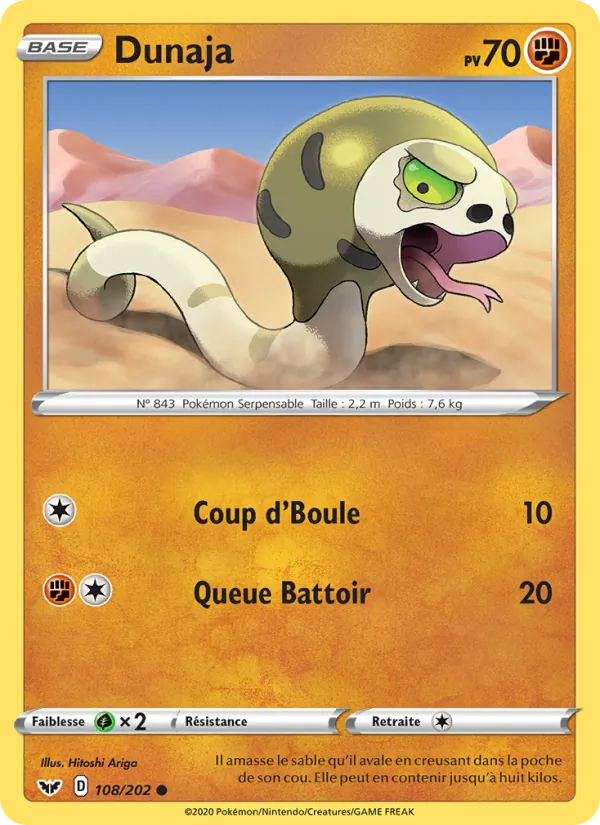 Dunaja, Épée et Bouclier 108
