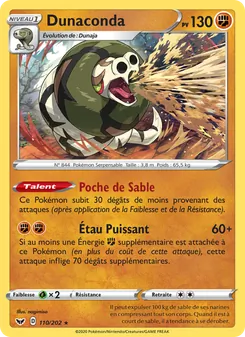 Dunaconda, Épée et Bouclier 110