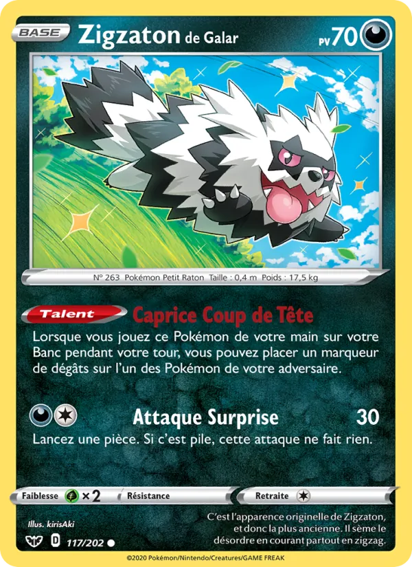 Zigzaton de Galar, Épée et Bouclier 117