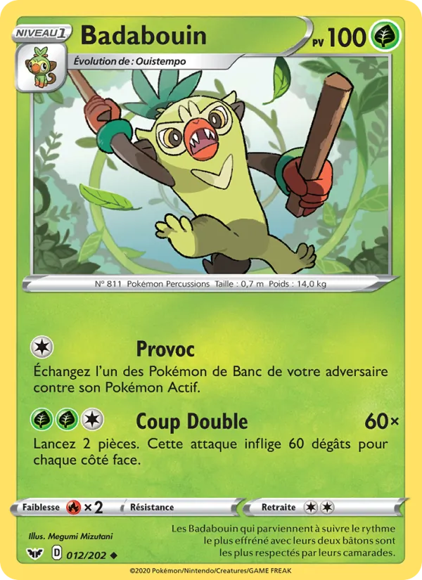 Badabouin, Épée et Bouclier 12