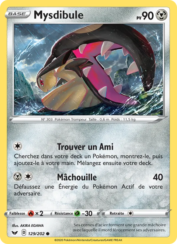 Mysdibule, Épée et Bouclier 129