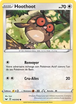 Hoothoot, Épée et Bouclier 143