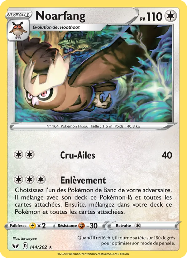 Noarfang, Épée et Bouclier 144