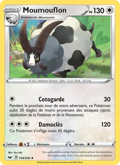 Moumouflon, Épée et Bouclier 154