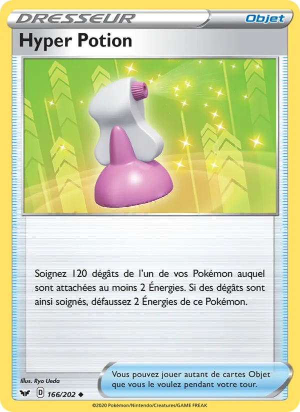 Hyper Potion, Épée et Bouclier 166