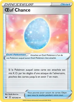 Œuf Chance, Épée et Bouclier 167